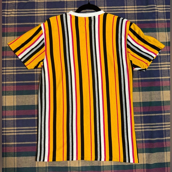Mens Reason Striped Bear Tee - Picture 2 of 9